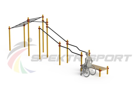 Купить Спортивный комплекс для инвалидов-колясочников WRK-D22_76mm в Марксе 