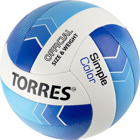 Купить Мяч волейбольный Torres Simple Color любительский р.5 в Марксе 
